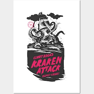 Kraken Attack Posters and Art